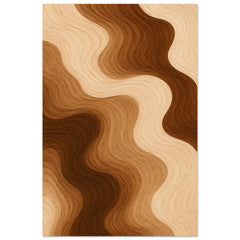 Wavy Sand – Premium Matte Paper Poster